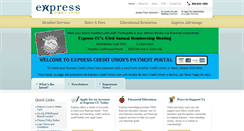 Desktop Screenshot of expresscu.org